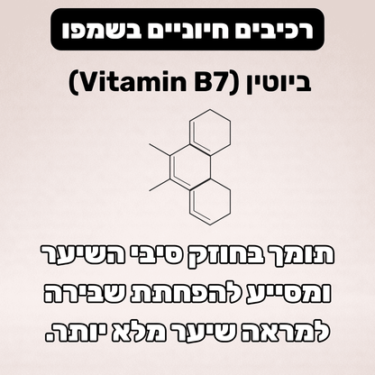 שמפו נגד נשירה וחיזוק שורש השערה