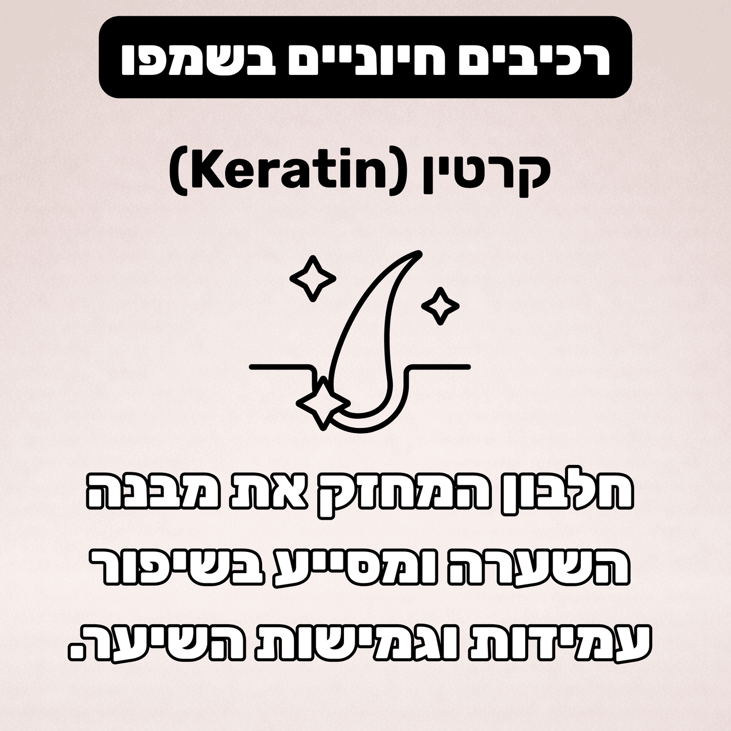 שמפו נגד נשירה וחיזוק שורש השערה